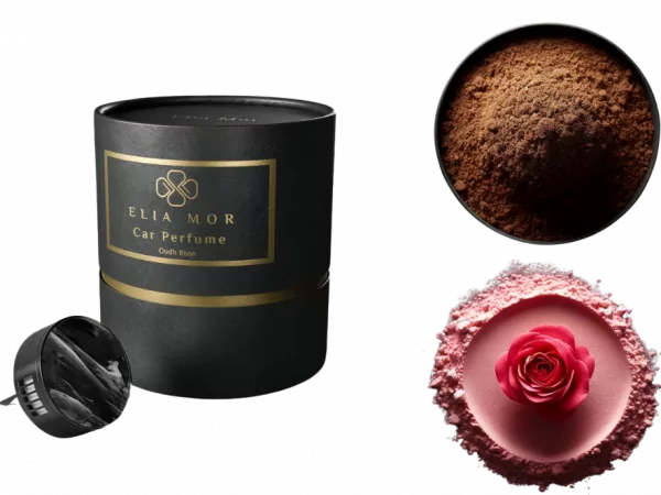 Car Perfume Set: Oudh Rose