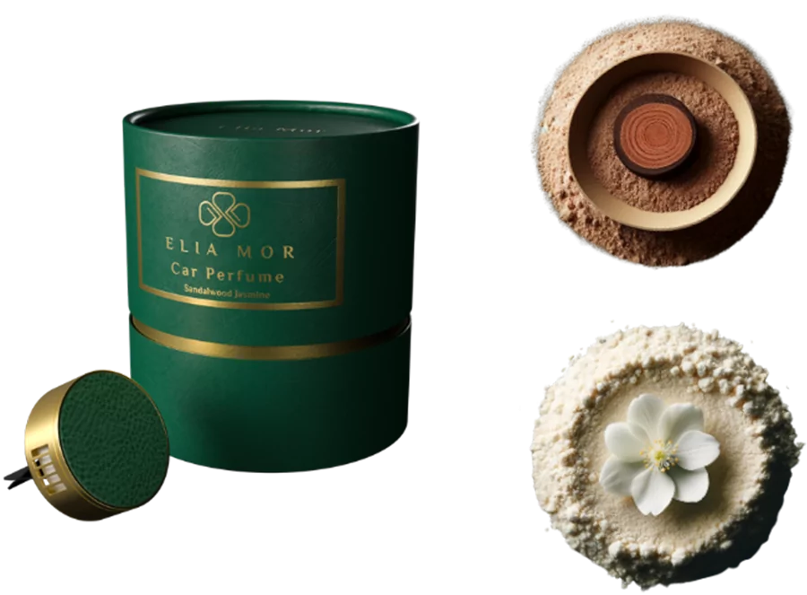 Car Perfume Set: Sandalwood Jasmine